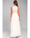 Forever and Always White Lace Maxi Dress